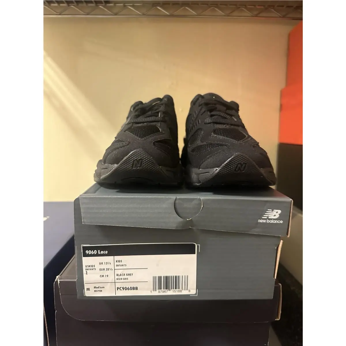 New Balance shoes - PS - PC9060BK - Black 6