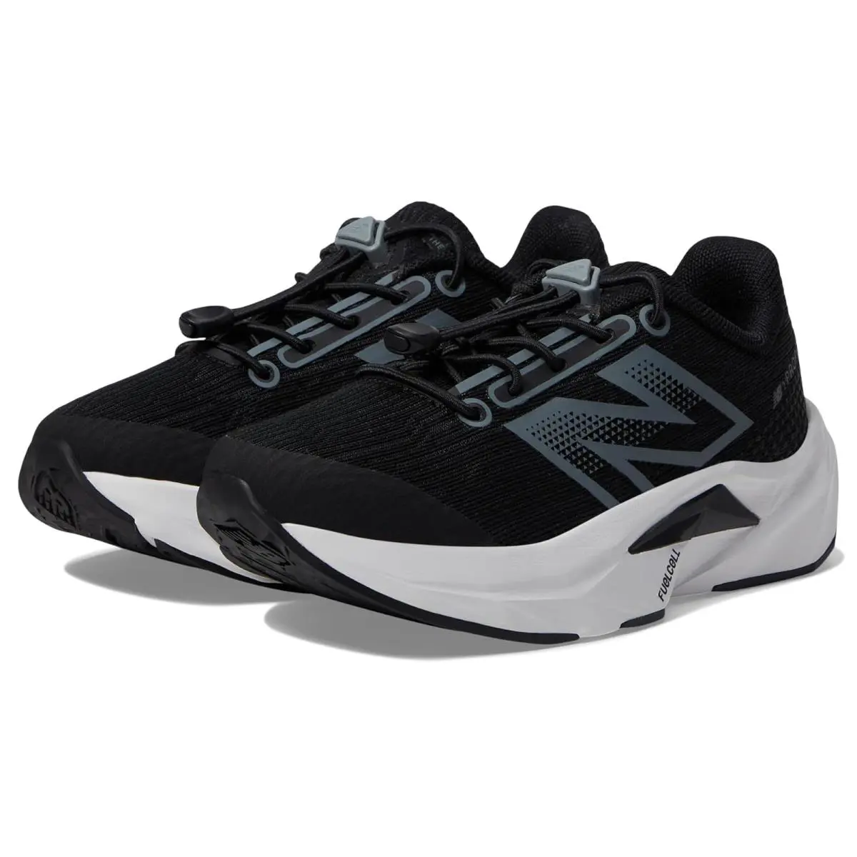 Children Unisex Shoes New Balance Kids Fuelcell Propel v5 Bungee Little Kid - Black/Steel