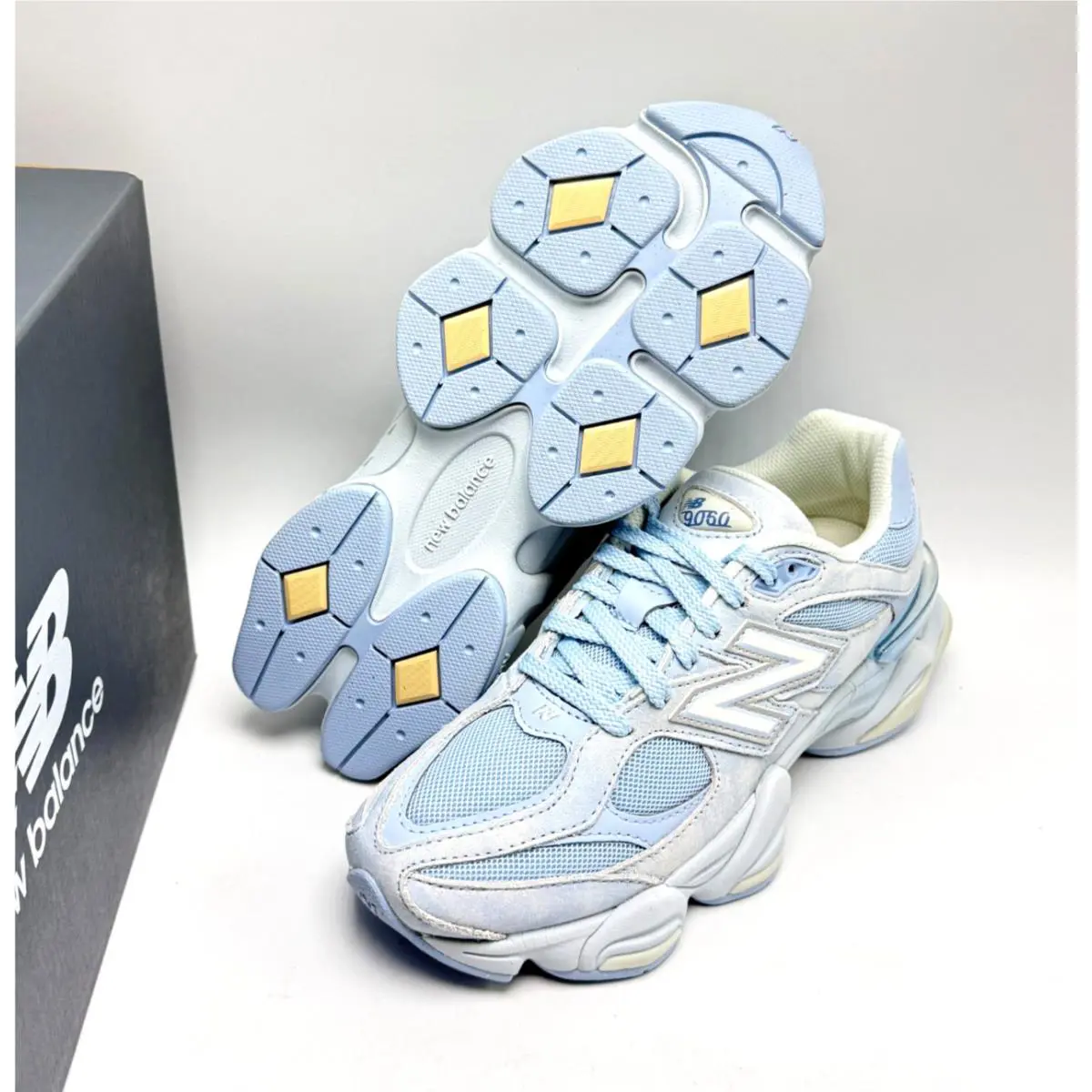 New Balance shoes - New Balance 9060 - U90607KM - Sea Salt/Oxford Blue 5