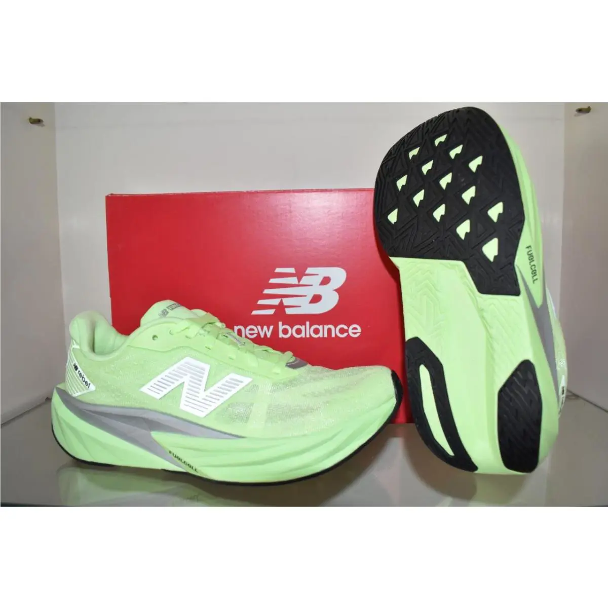 New Balance shoes - New Balance FuelCell Rebel V5 Running Shoes - MFCXLZ5 - Green 2