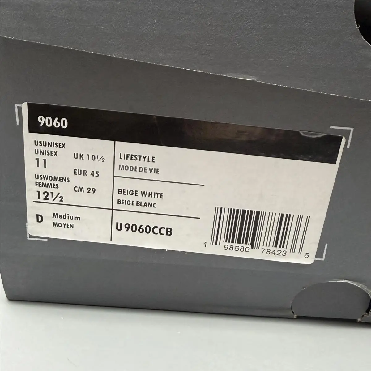 New Balance shoes - New Balance 9060 - U9060CCB - Beige (UPC: 0198686784236) 12