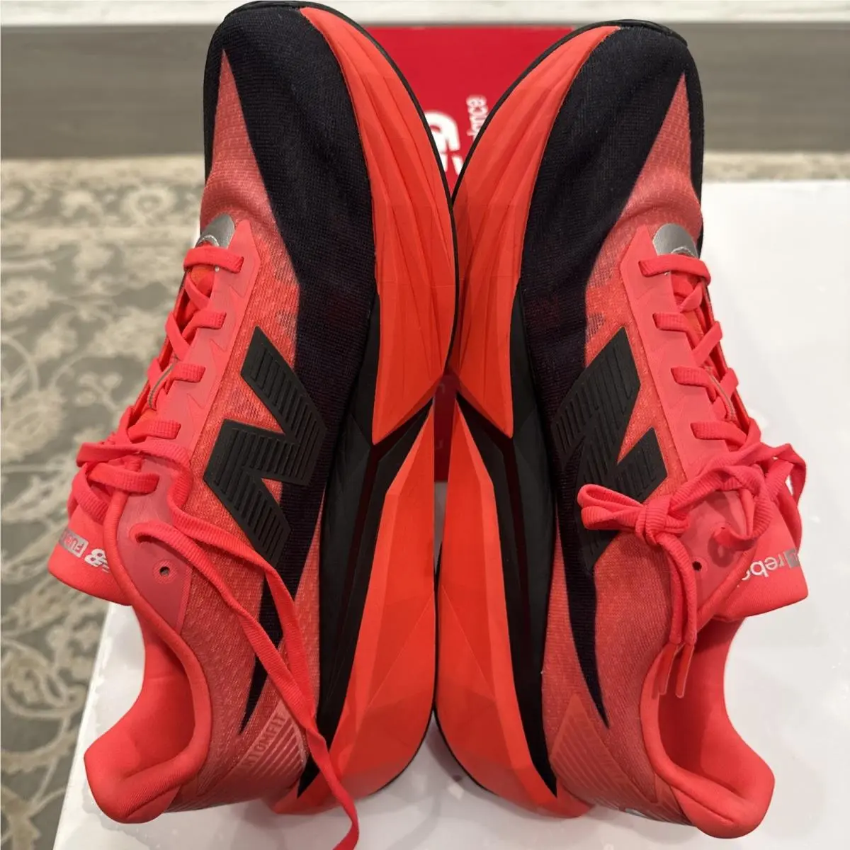 New Balance shoes - new balance fuel cell - fuel cell - mfcxLA5 - urgent red 5