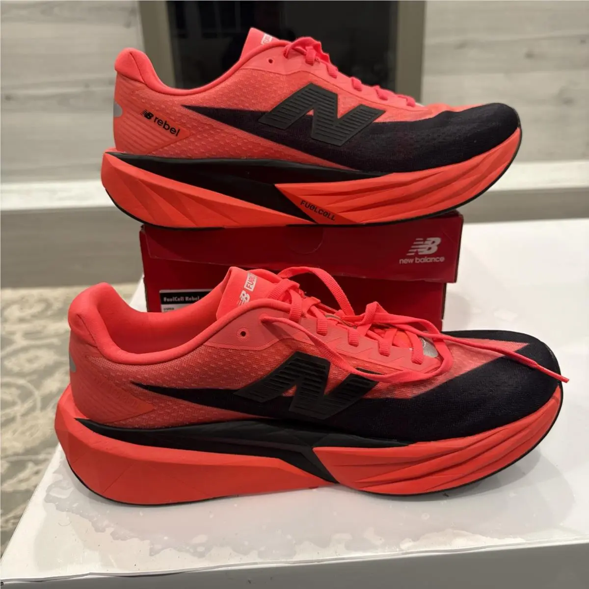 New Balance shoes - new balance fuel cell - fuel cell - mfcxLA5 - urgent red 0