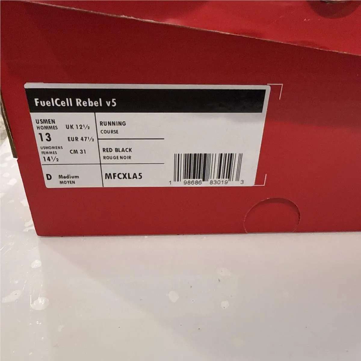 New Balance shoes - new balance fuel cell - fuel cell - mfcxLA5 - urgent red 4