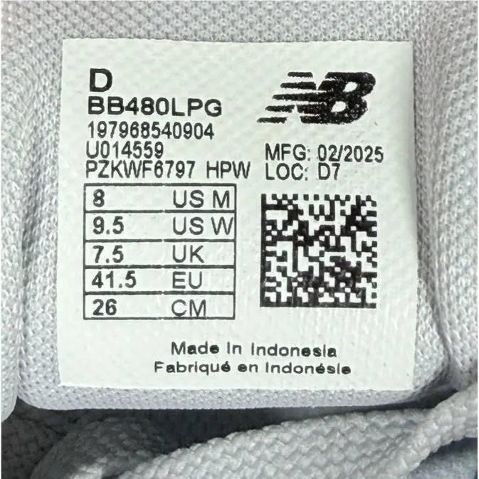 New Balance shoes - New Balance 480 - BB480LPG - Gray 7