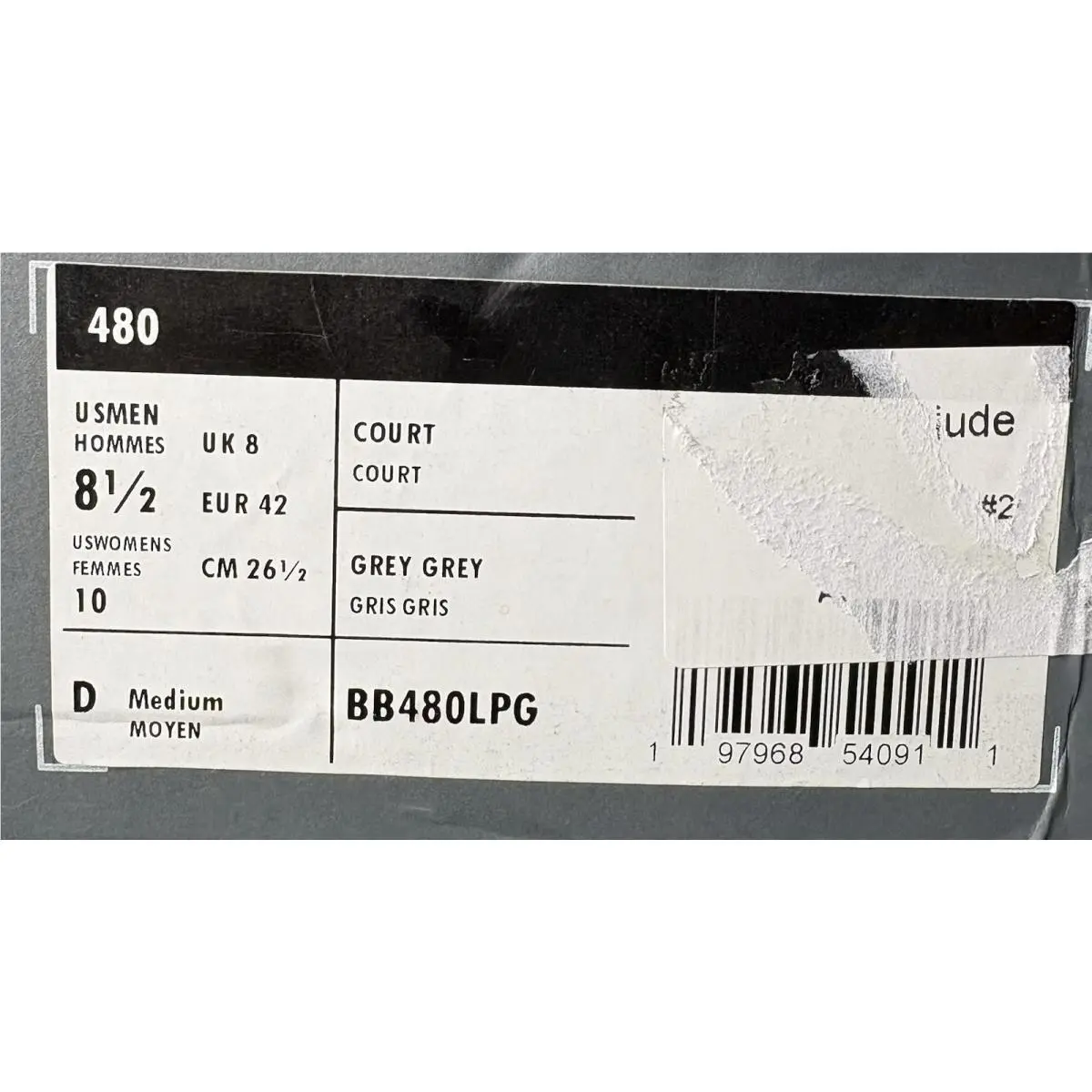 New Balance shoes - New Balance 480 - BB480LPG - Gray 11