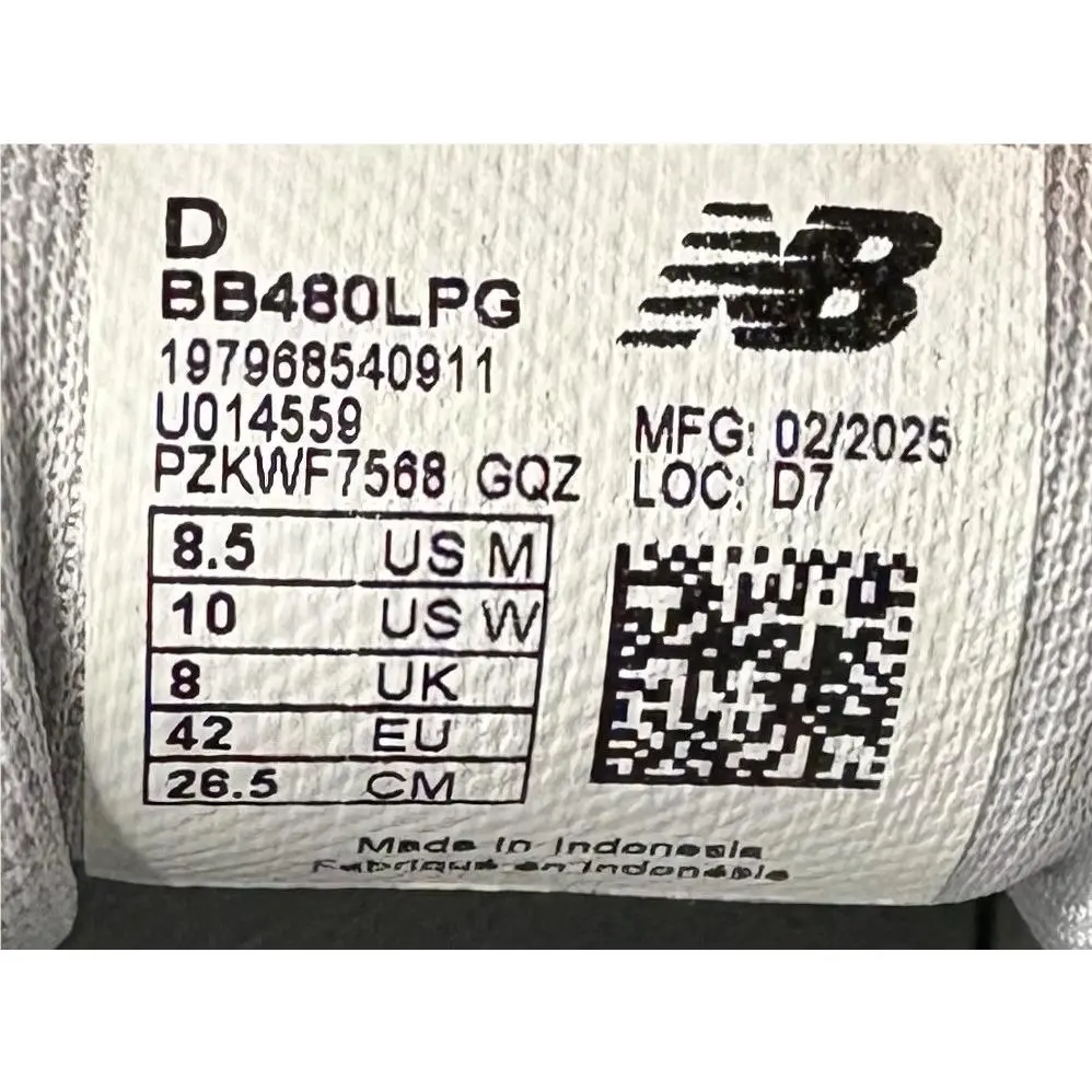 New Balance shoes - New Balance 480 - BB480LPG - Gray 5