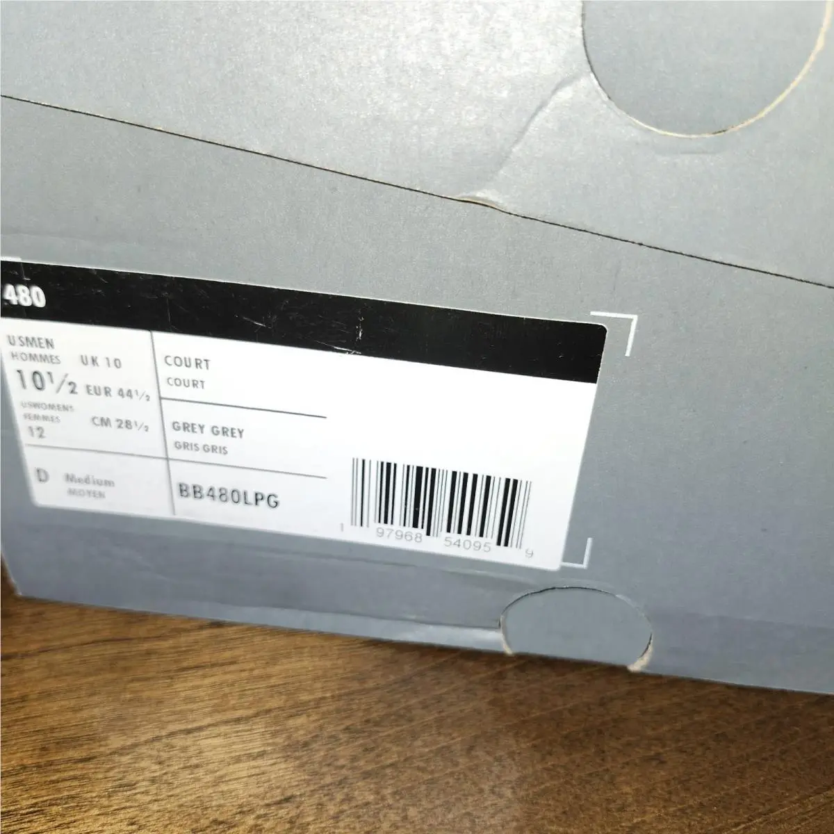 New Balance shoes - New Balance 480 - BB480LPG - Gray 1