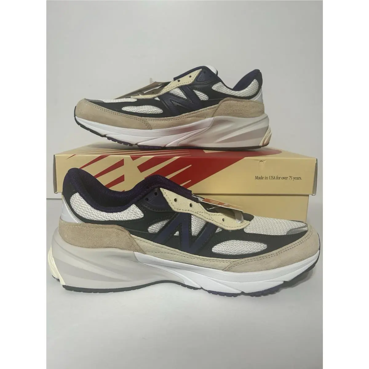 New Balance shoes - New Balance 990v6 - U990WB6 - White Black Plum 0