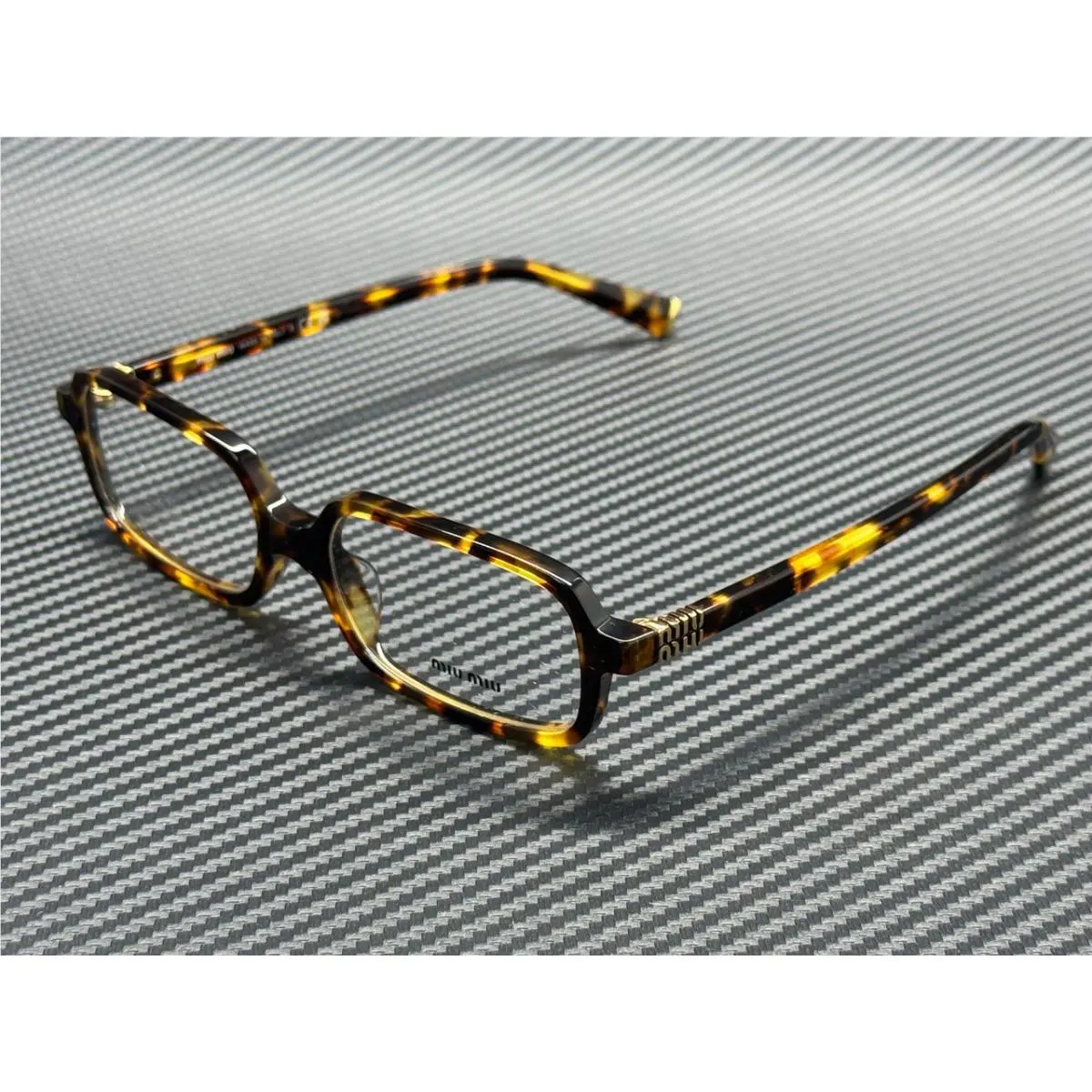 Miu Miu MU 01YV 14L1O1 Honey Havana Women`s 53 mm Eyeglasses