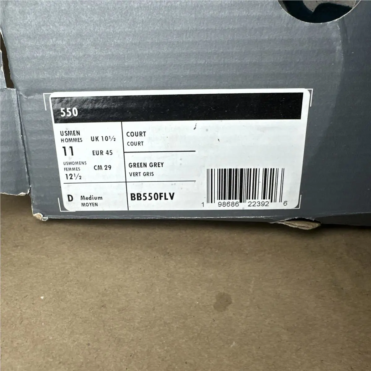 New Balance shoes - New Balance 550 - Clay Ash/Melon Water (UPC: 0198686223926) 9