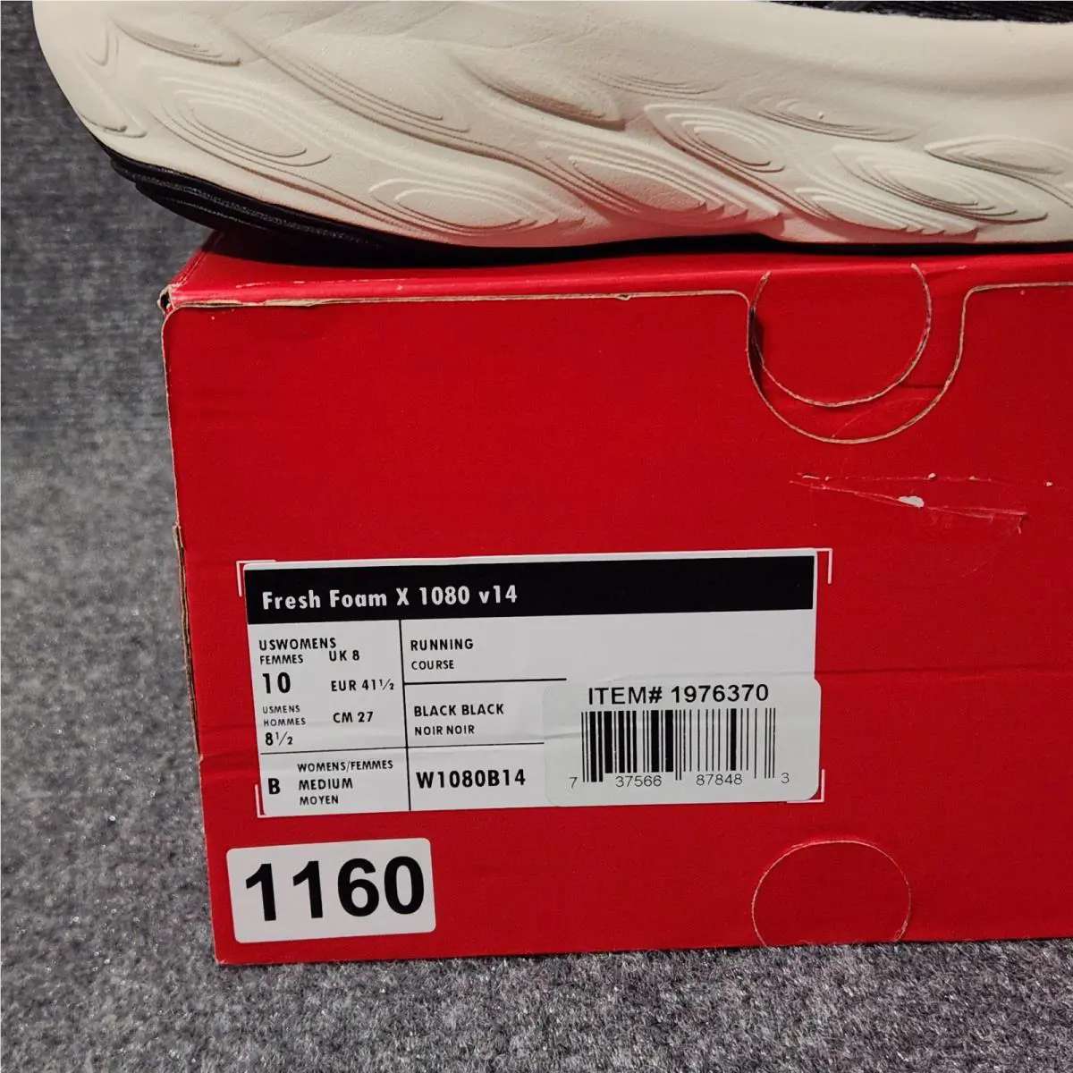 New Balance shoes - New Balance Fresh Foam 1080 - Black 0