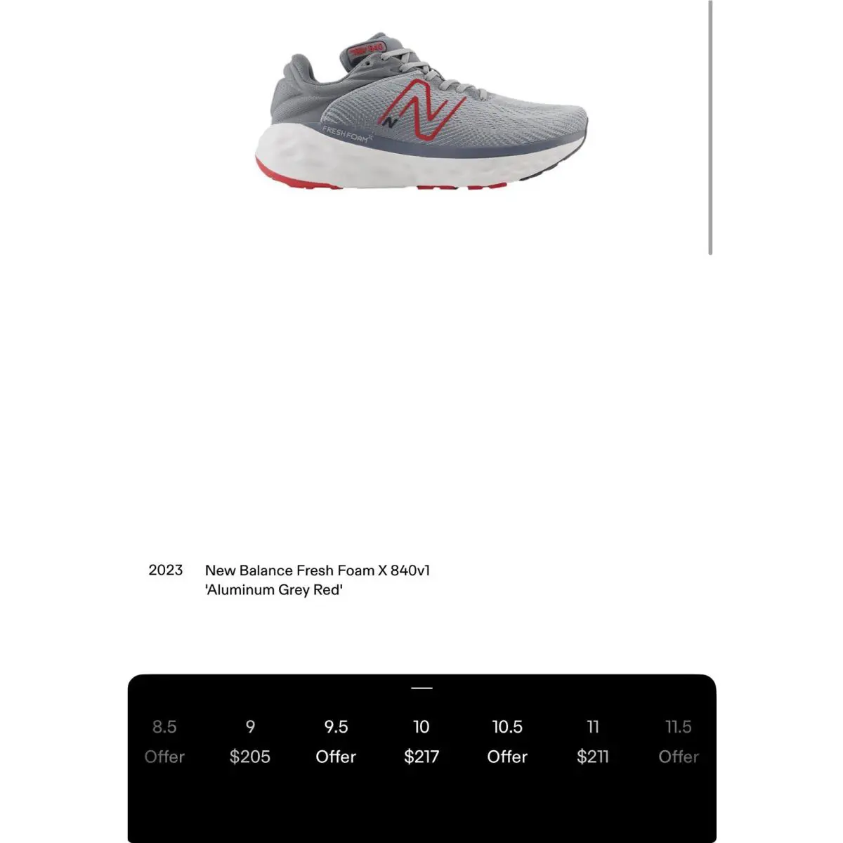 New Balance shoes - New Balance 840 - Gray 10
