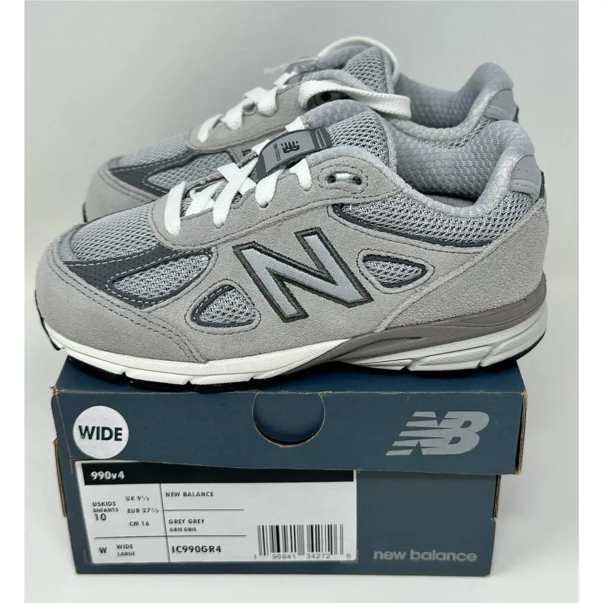 New Balance shoes - New Balance 990 v4 - IC990GR4 - Grey (UPC: 0196941342726) 3