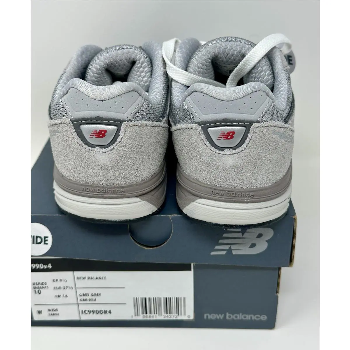 New Balance shoes - New Balance 990 v4 - IC990GR4 - Grey (UPC: 0196941342726) 4