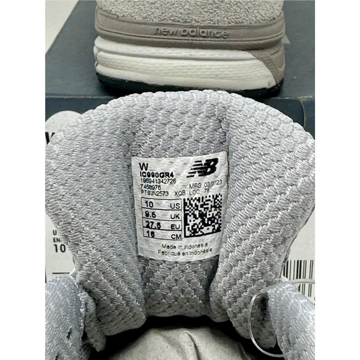 New Balance shoes - New Balance 990 v4 - IC990GR4 - Grey (UPC: 0196941342726) 6