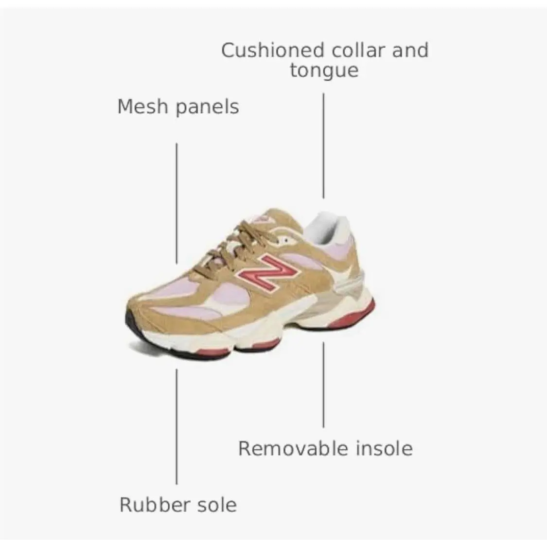 New Balance shoes - New Balance 9060 - Beige Pink 3