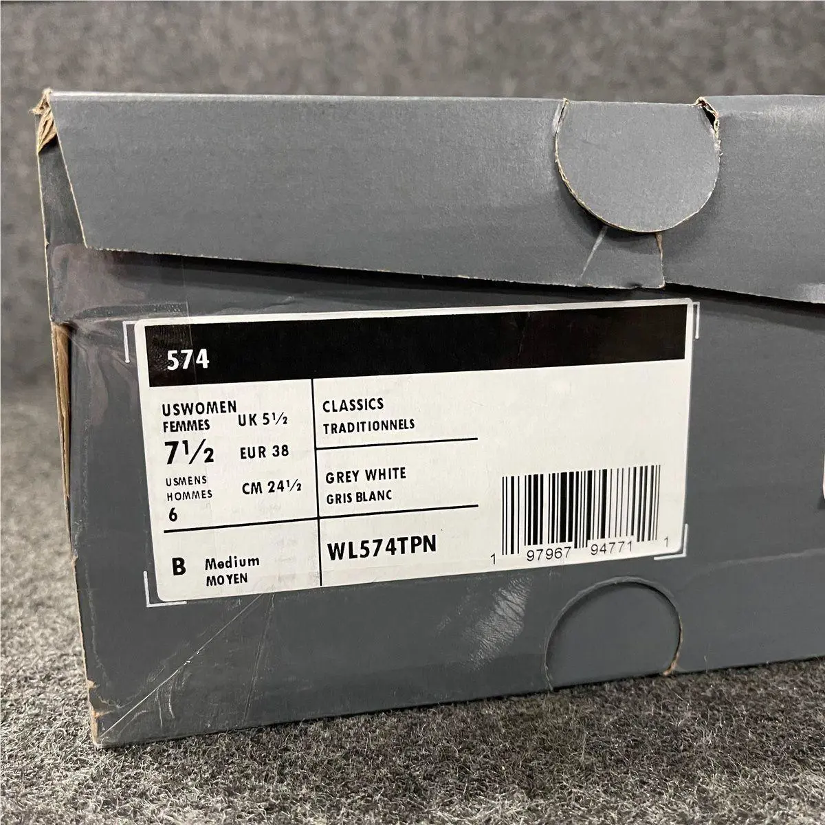 New Balance shoes - VS189132 - vs-189132 - Gray (UPC: 197967947711) 0