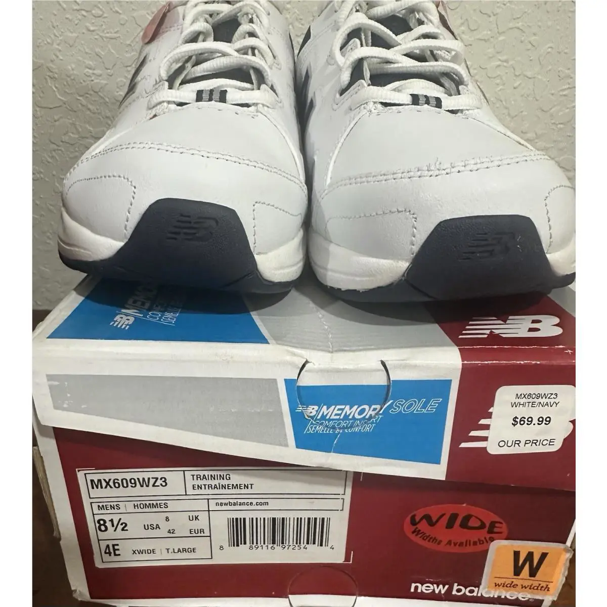 New Balance shoes - New Balance 609 - MX609WZ3 - White/Navy 7