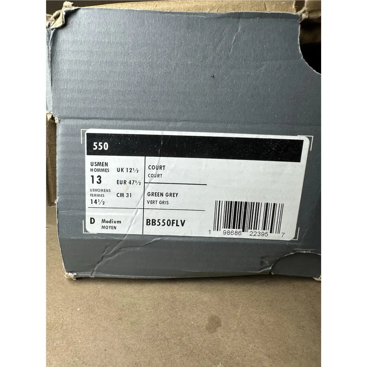 New Balance shoes - New Balance 550 - Clay Ash/Melon Water (UPC: 0198686223957) 8