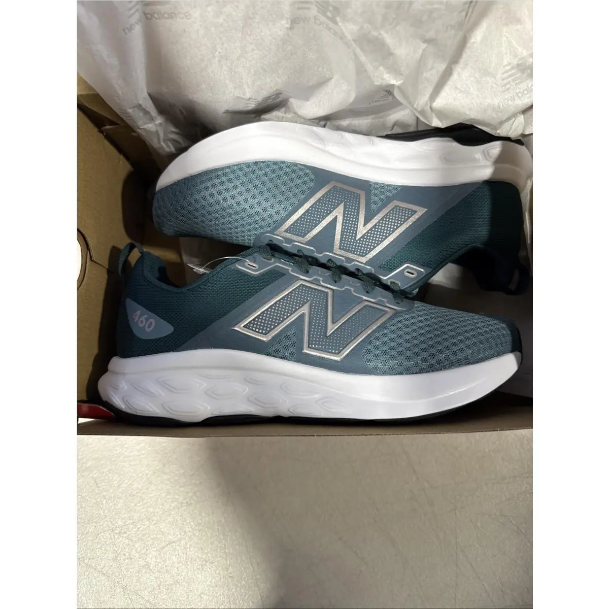 New Balance shoes - 460 v4 - M46064D 4E - SALT WATER / MEDUSA GREEN 3