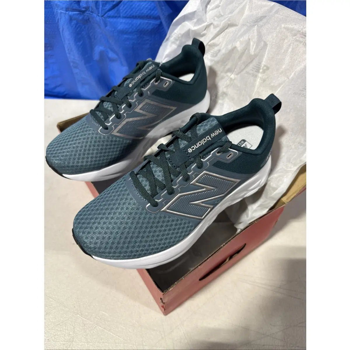 New Balance shoes - 460 v4 - M46064D 4E - SALT WATER / MEDUSA GREEN 1