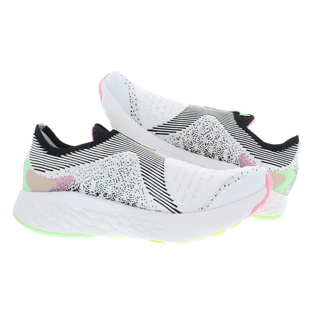New Balance shoes - New Balance 1080 - W1080SLM - White, Full: White/Black/Vibrant Green (UPC: 196071071169) 1