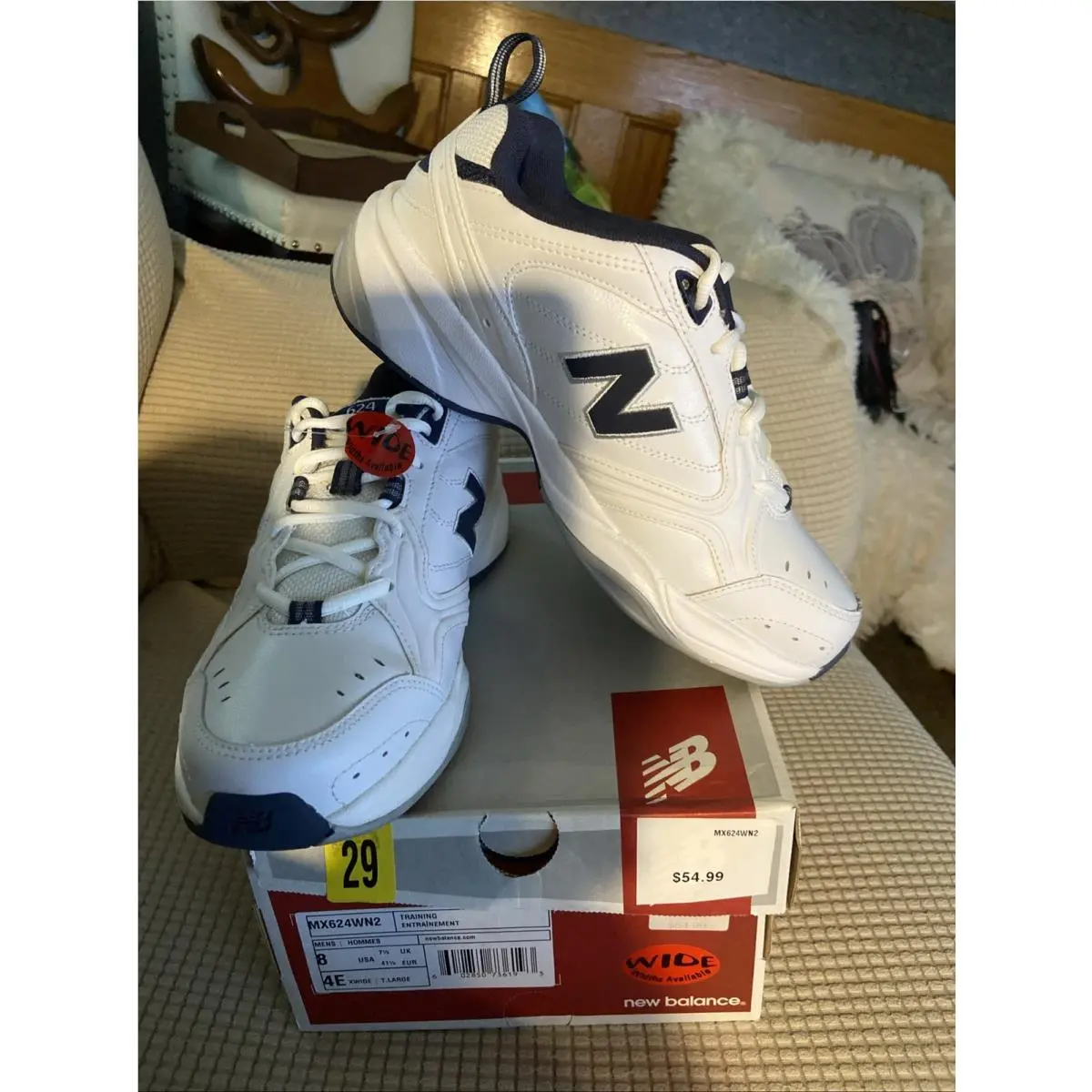 New Balance shoes - New Balance 624 - MX624WN2 - White 2