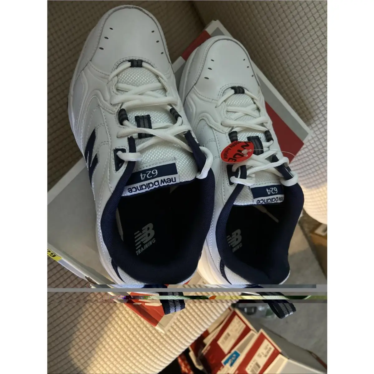 New Balance shoes - New Balance 624 - MX624WN2 - White 7
