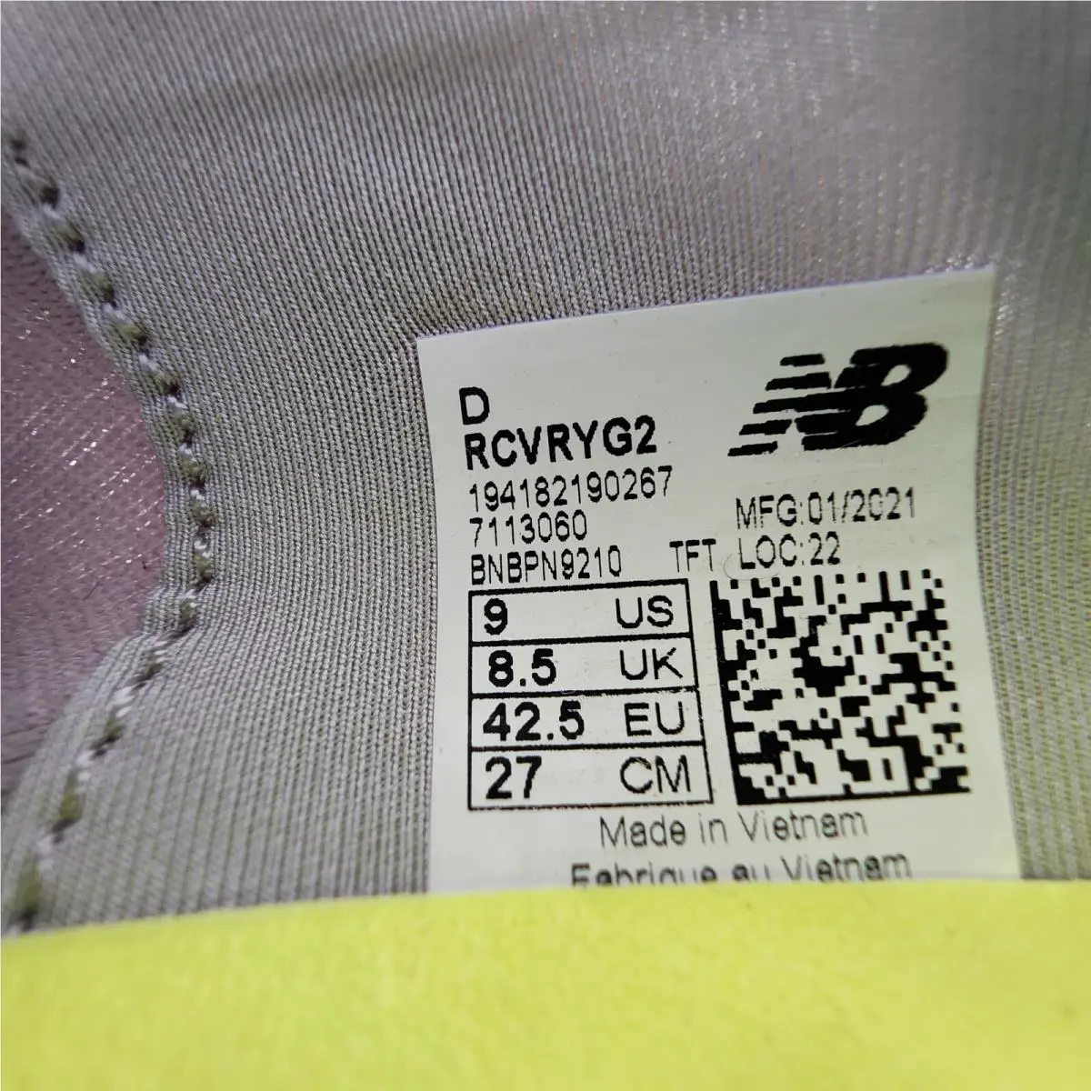 New Balance shoes - New Balance RCVRY - RCVRY - RCVRYG2 - Gray 7
