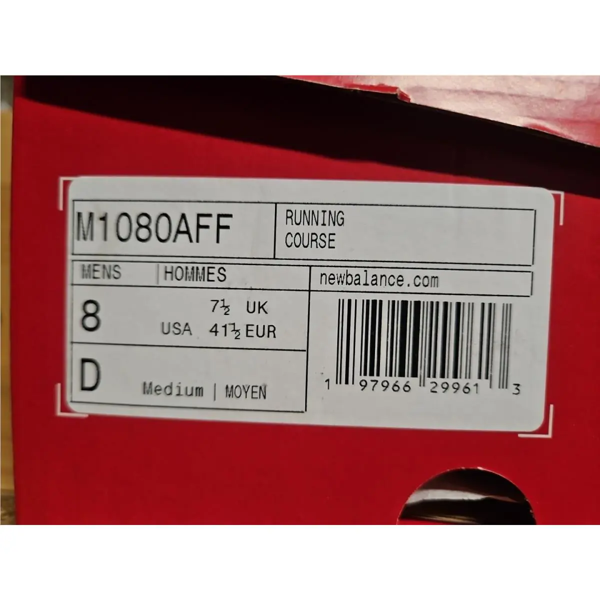 New Balance shoes - New Balance Fresh Foam 1080 - M1080AFF - Gray (UPC: 197966299613) 9