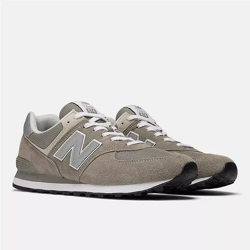 New Balance shoes - New Balance 574 - Gray with White 1