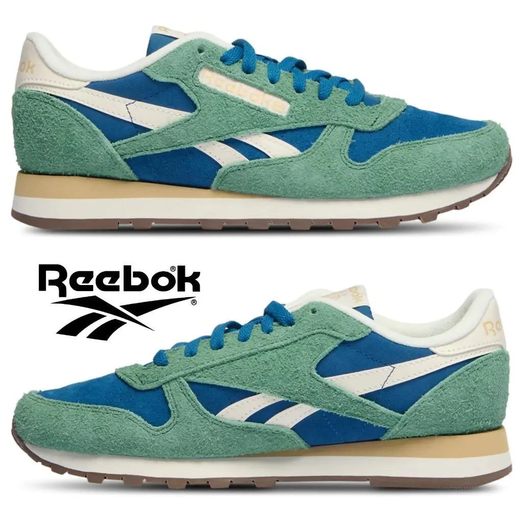 Reebok shoes - Reebok Classic Leather - Classic Leather - Green, Manufacturer: Soft Grey/Still Grey/Chalk 11