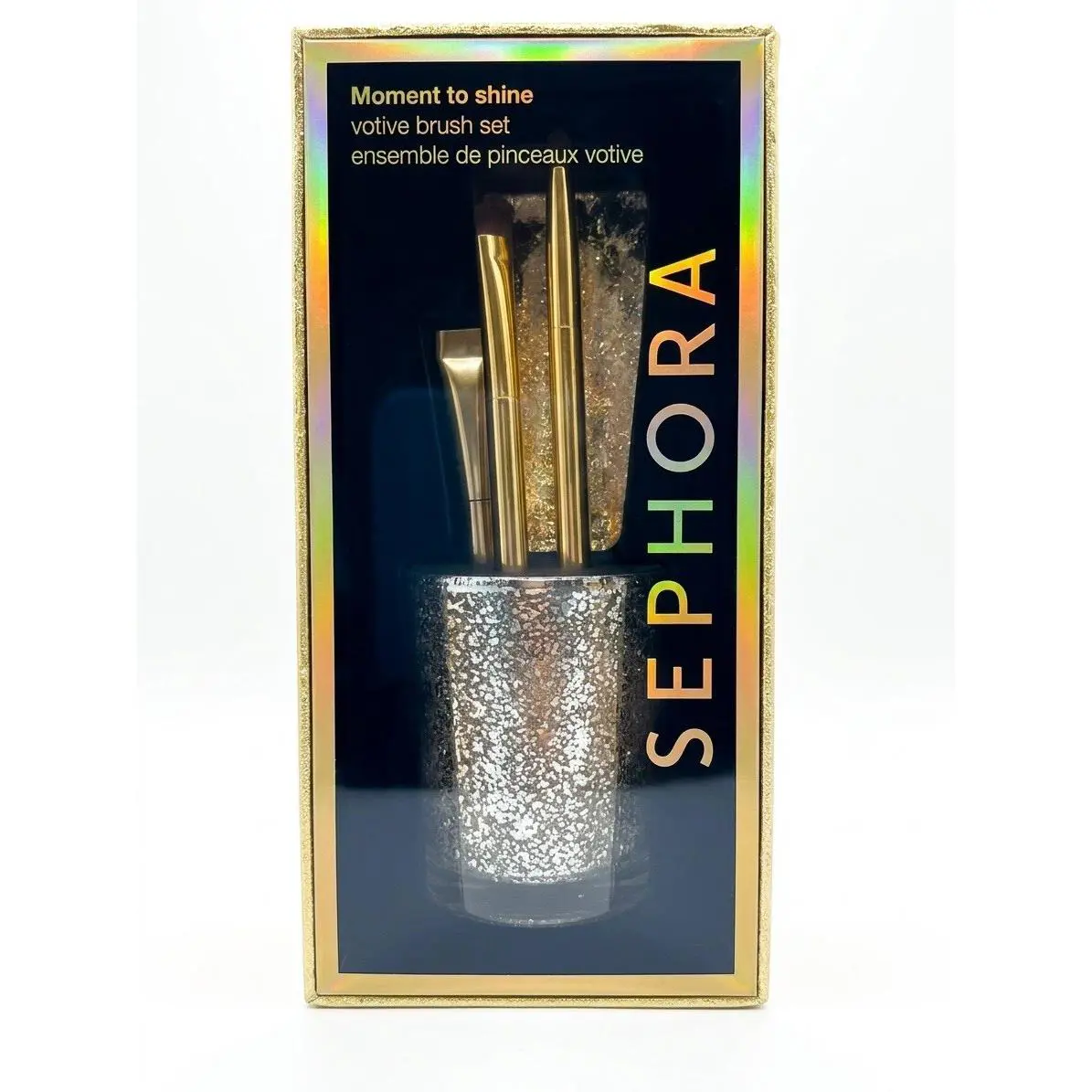 Sephora Moment To Shine Brush Set Votive Holder 4pc