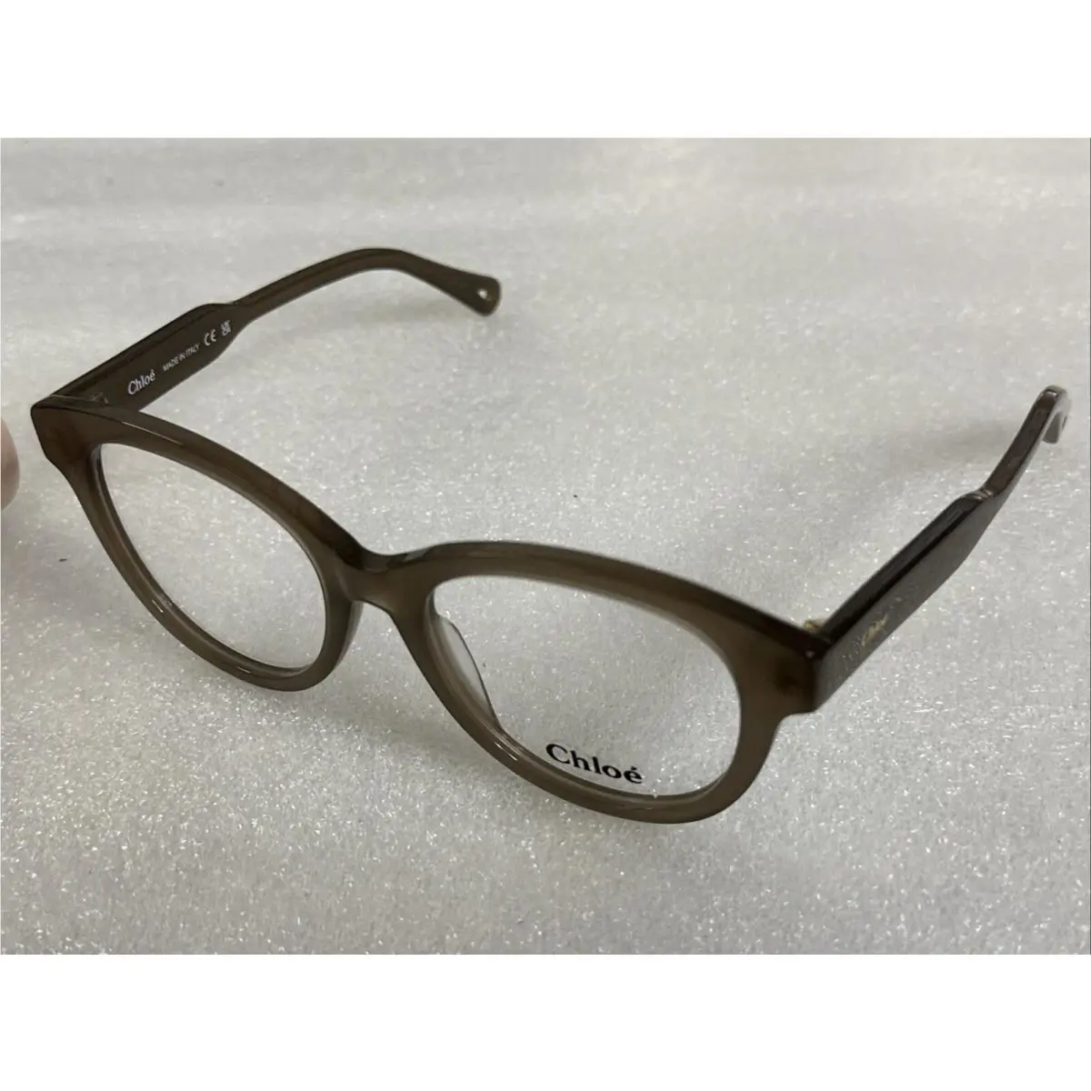 Chloe CH0163O 008 Brown Frame Eyeglasses 53-18-145 RX Demo Lens
