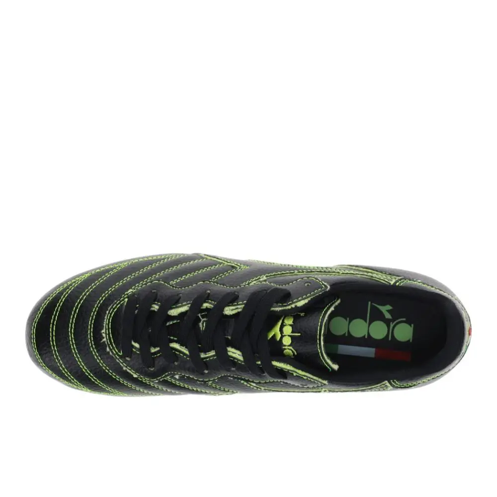 Diadora shoes - diadora Brasil Next40 Ita Mdpu Firm Ground Soccer Cleats - 180694-80013 - Black 2