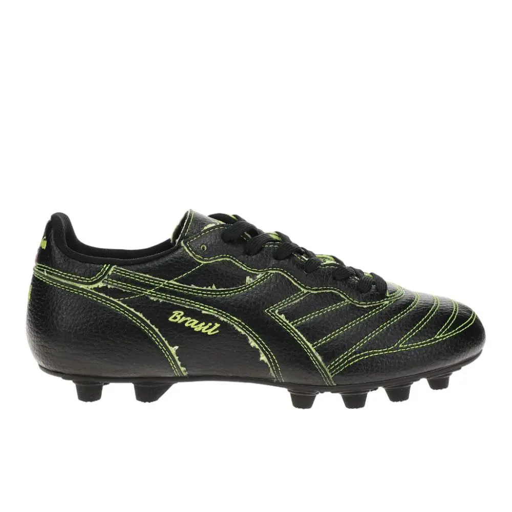 Diadora shoes - diadora Brasil Next40 Ita Mdpu Firm Ground Soccer Cleats - 180694-80013 - Black 4