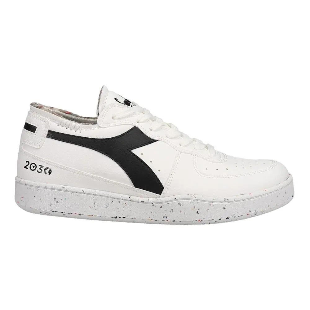 Diadora shoes - diadora Mi Basket Row Cut 2030 Lace Up - 178543-C0351 - White 4