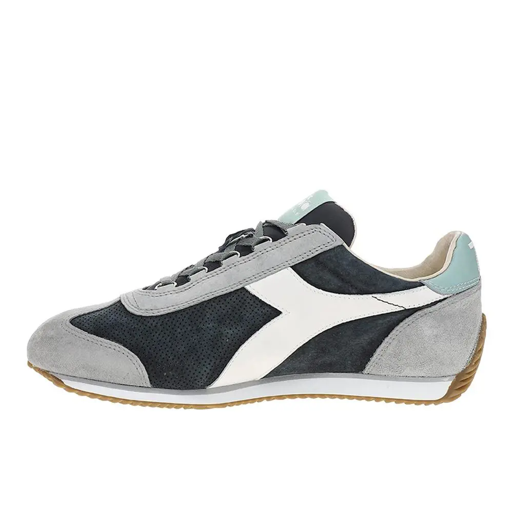 Diadora shoes - diadora Equipe Suede Stone Wash Lace Up - 175150-60060 - Grey 1