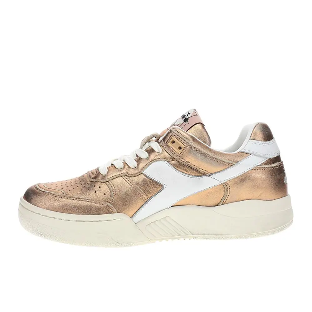 Diadora shoes - diadora B.560 Metallic Lace Up - 181320-50023 - Gold 1