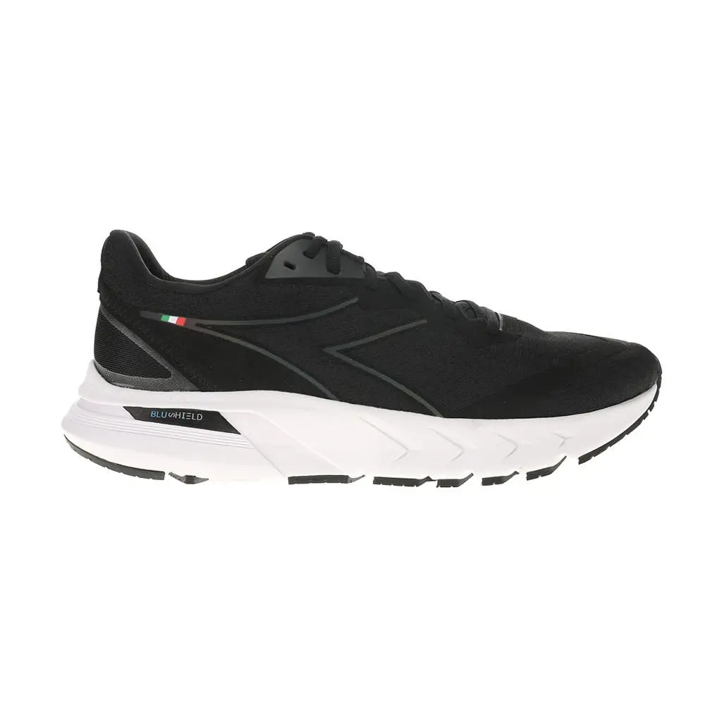 Diadora Mythos Blushield Volo Hip 2 Running Mens Black Sneakers Athletic Shoes - Black