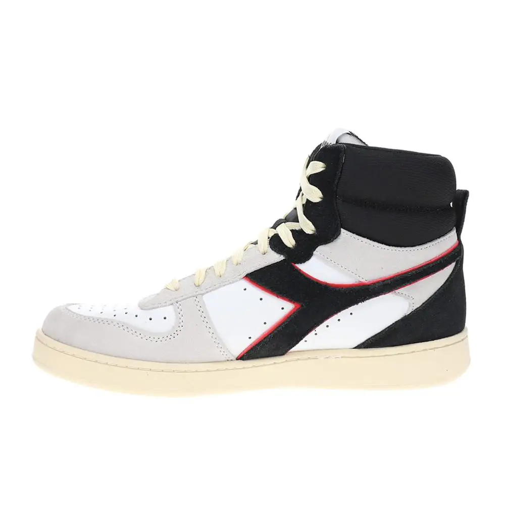 Diadora shoes - diadora Magic Basket Mid Suede Lace Up - 180184-C0823 - Red, White 1