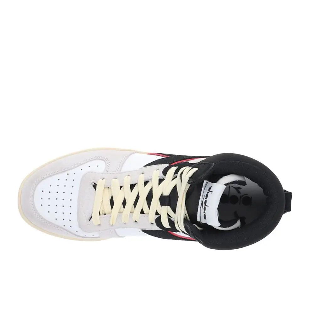 Diadora shoes - diadora Magic Basket Mid Suede Lace Up - 180184-C0823 - Red, White 2