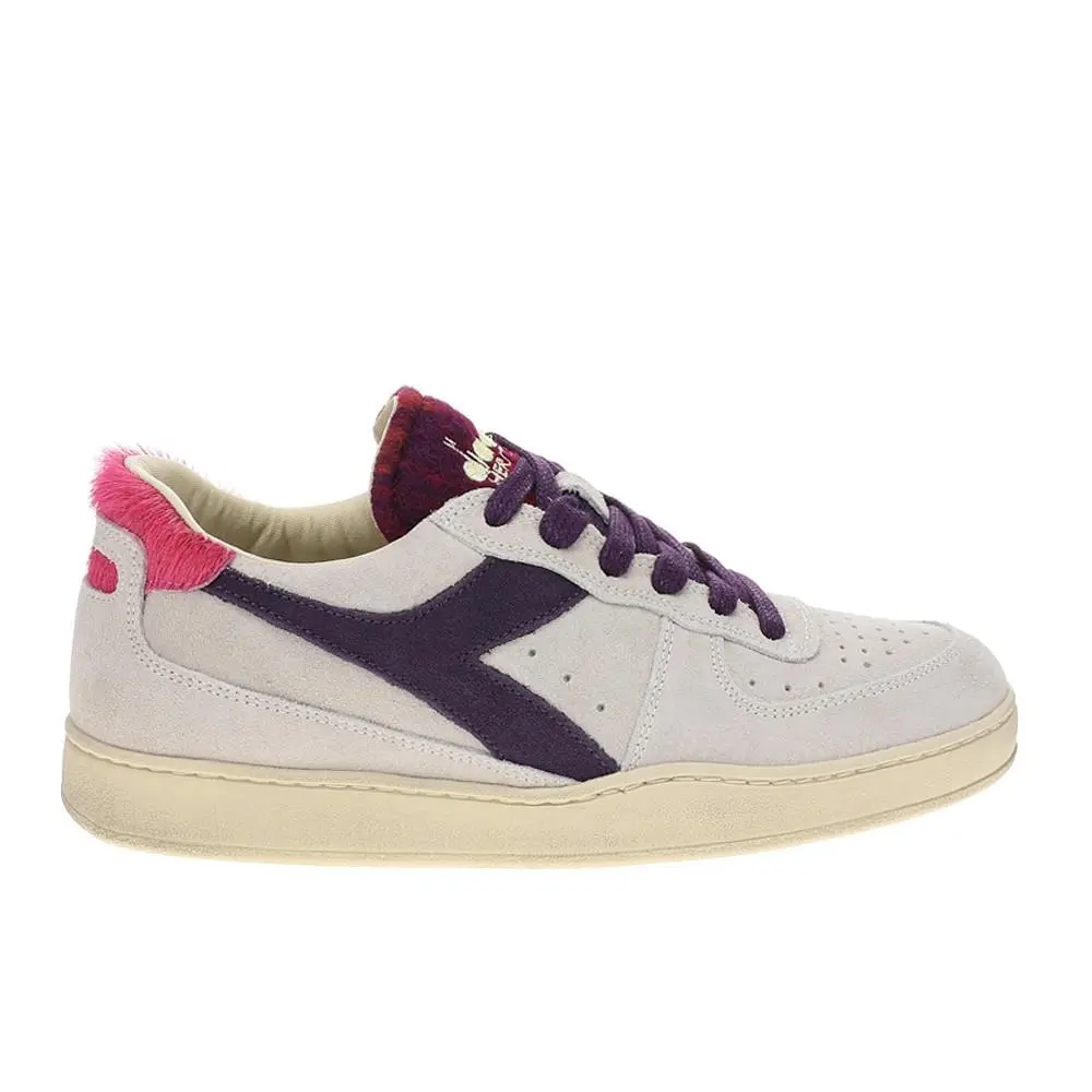 Diadora shoes - diadora Mi Basket Low Arctic Lace Up - 180905-25003 - Beige 4
