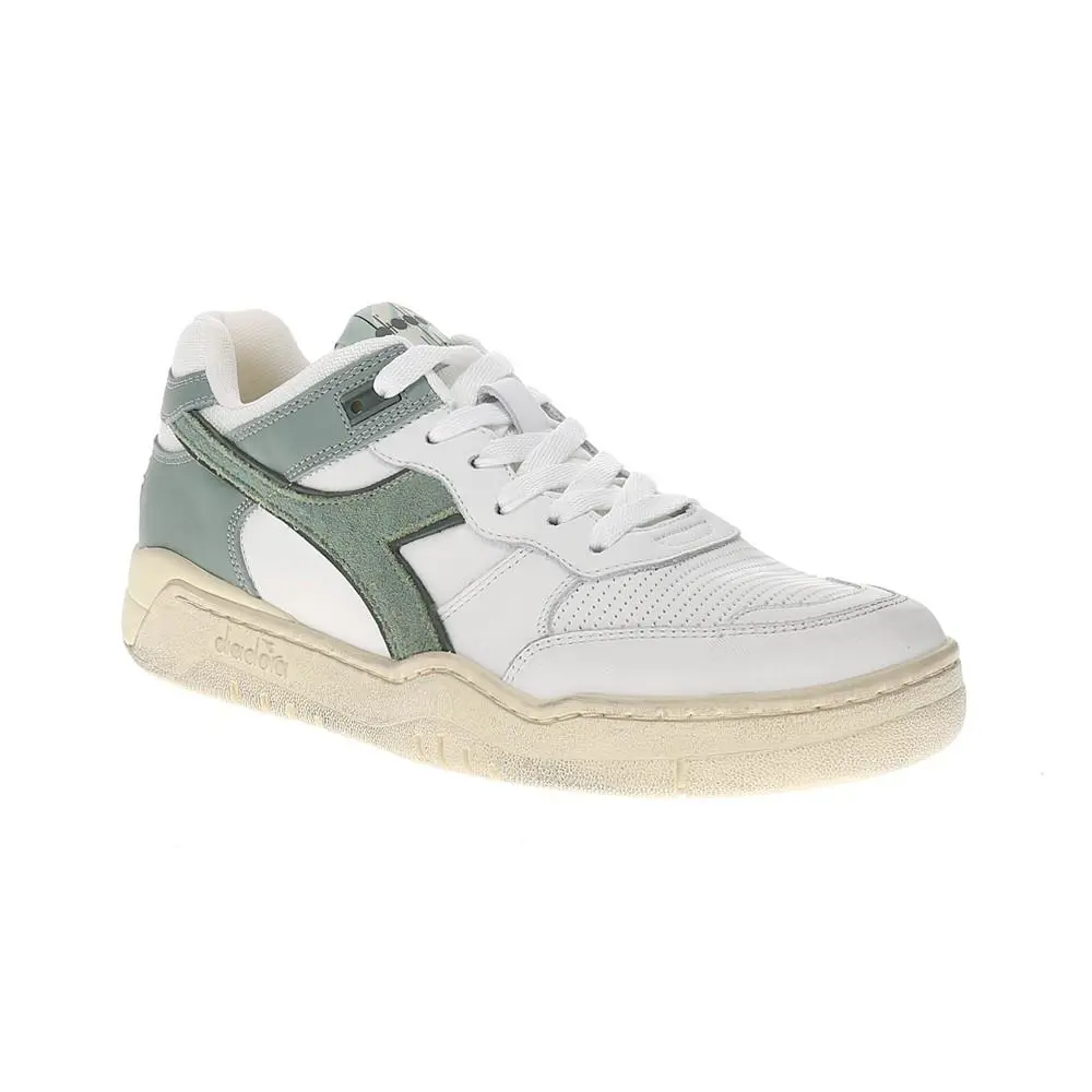 Diadora shoes - diadora B.560 Used Lace Up - 180117-70139 - Green 0