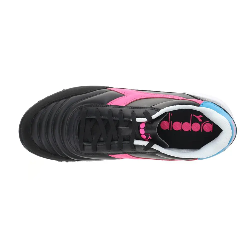 Diadora shoes - diadora Calcetto Graphic Lightweight Turf Soccer - 180571-D0730 - Black 2