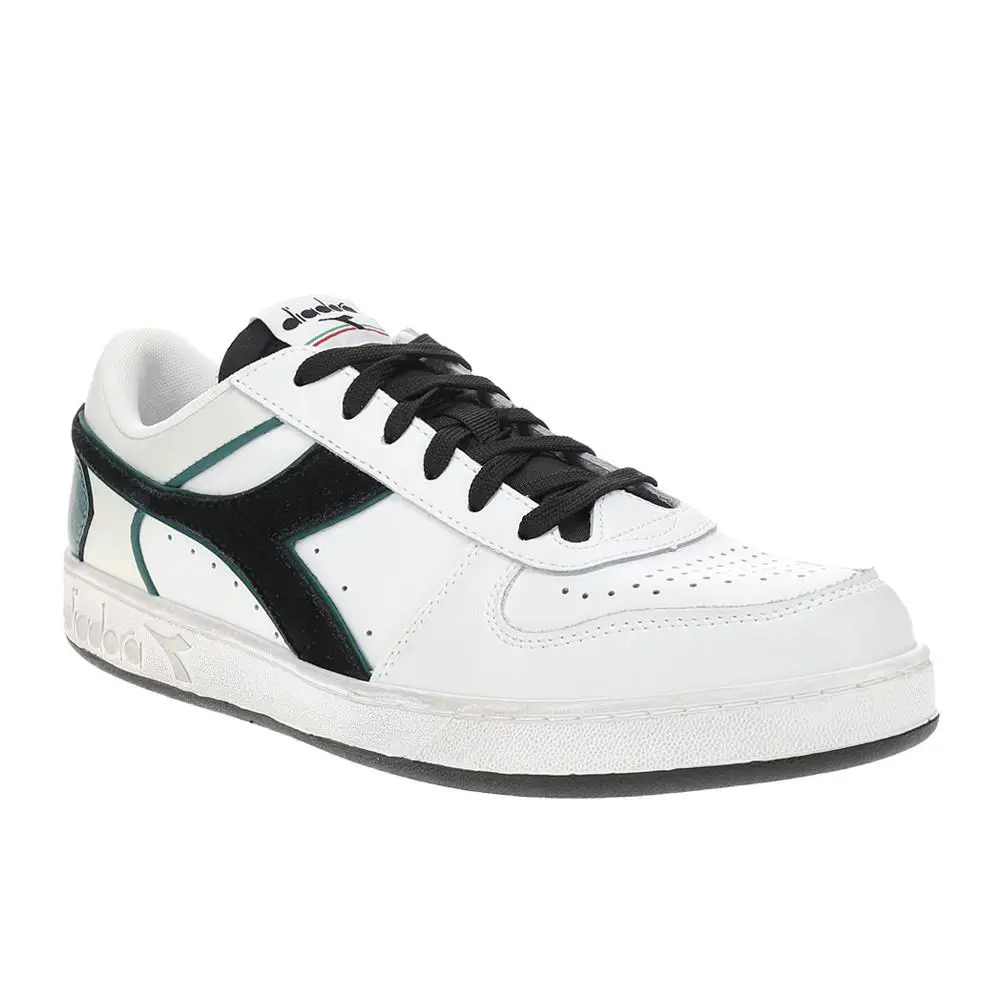 Diadora shoes - diadora Magic Basket Low Icona Leather Lace Up - 178568-D0108 - White 0