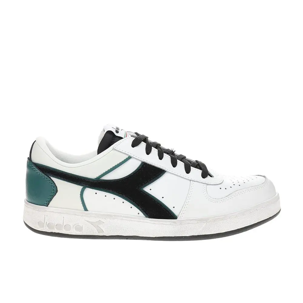 Diadora shoes - diadora Magic Basket Low Icona Leather Lace Up - 178568-D0108 - White 6