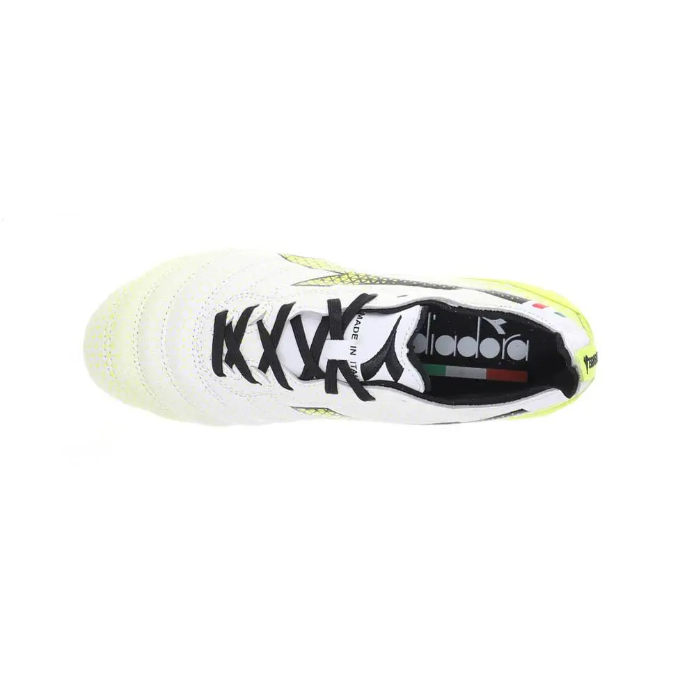Diadora shoes - diadora Brasil Elite Tech Gr Ita Lpx Soccer Cleats - 179597-C5702 - White, Yellow 2