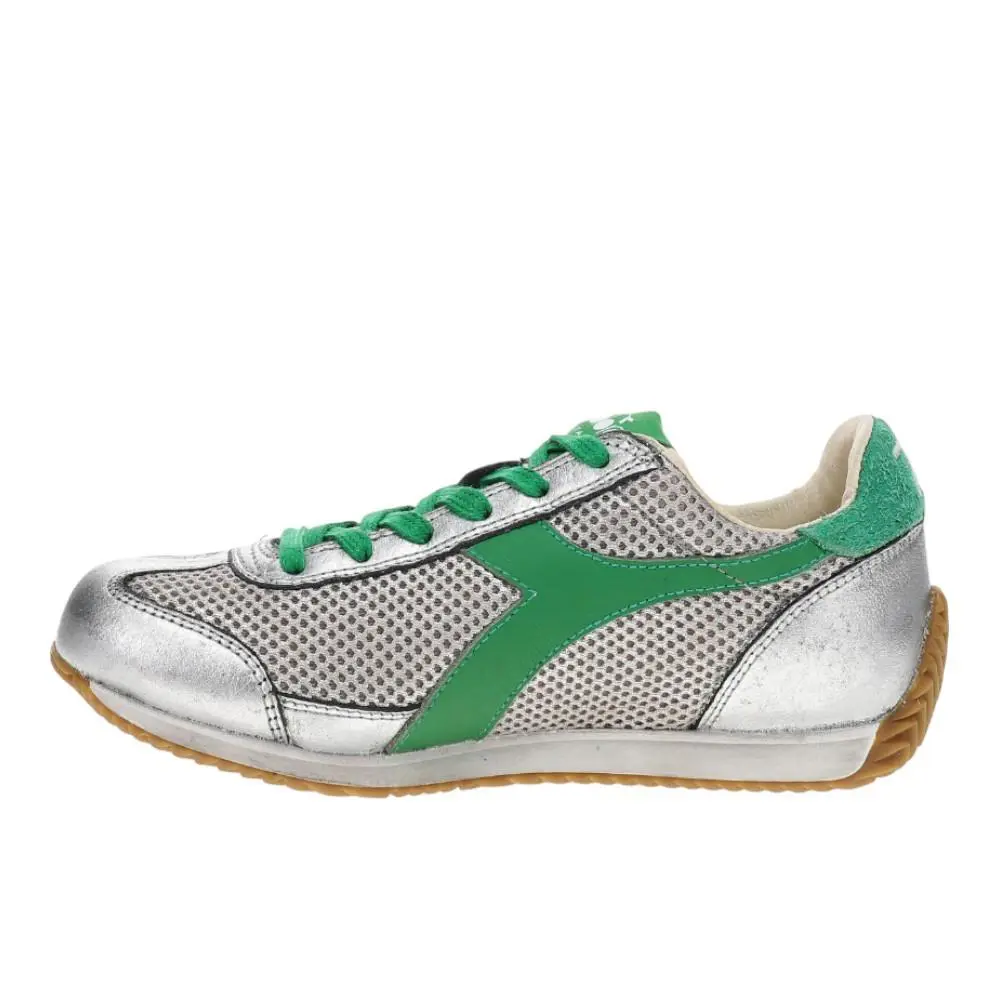 Diadora shoes - diadora Equipe Stellar Sw Heritage Lace Up - 181981-D1296 - Green, Silver 1